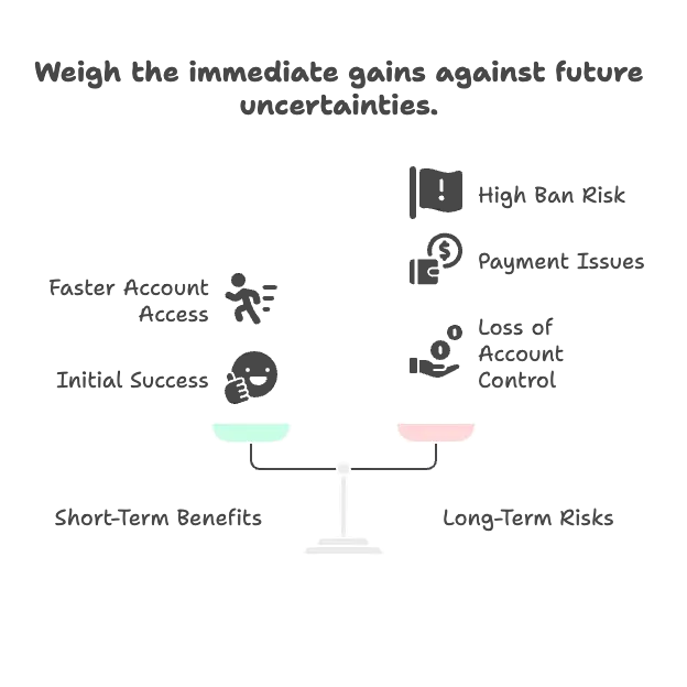 Why Buying Accounts Is a Bad Idea